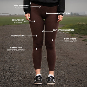 Core Legging - Brown