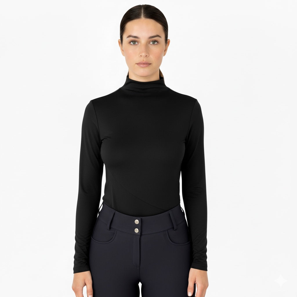 ULTRA BREATHABLE MOCK NECK LONG SLEEVE