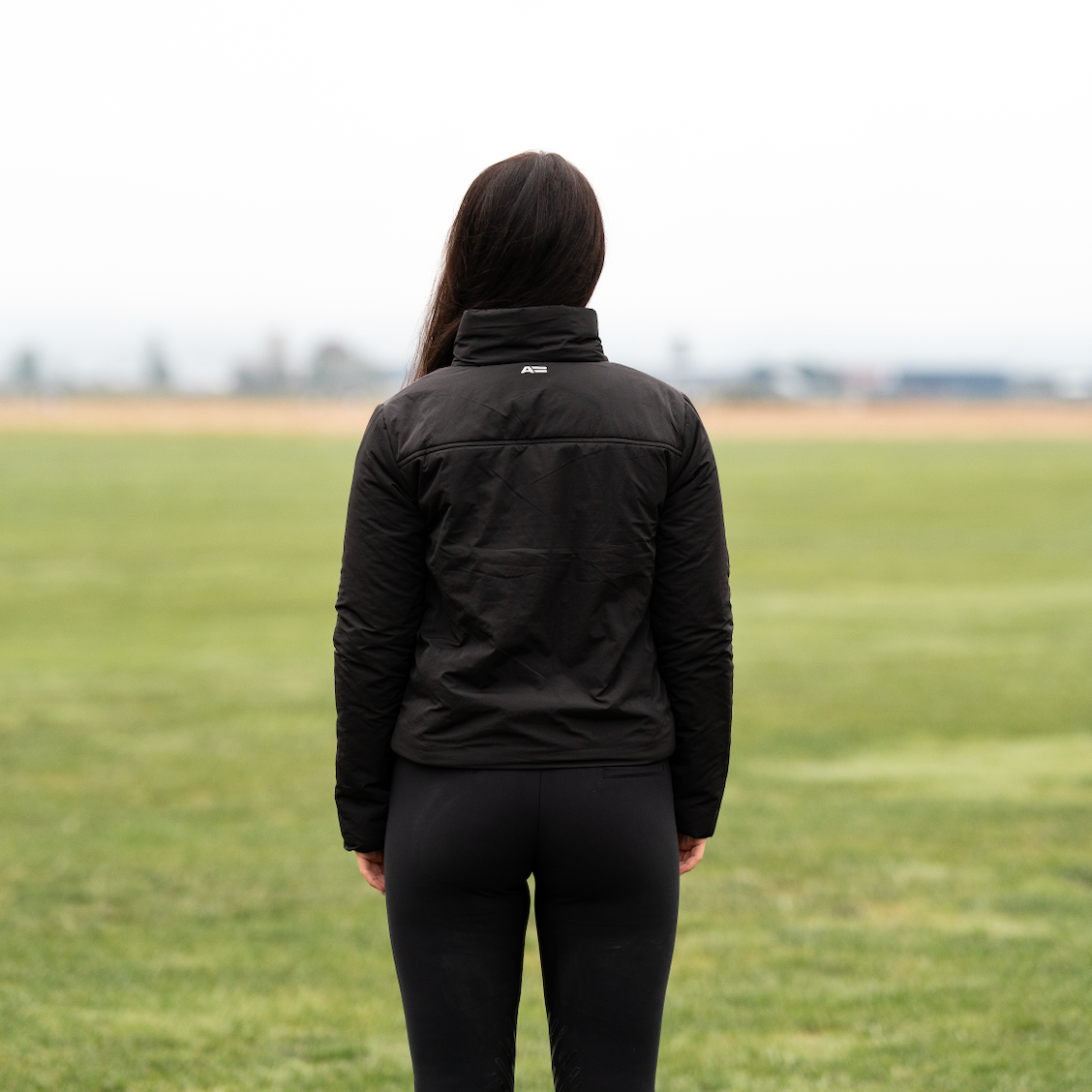 CLOUD WRAP PUFFER - BLACK
