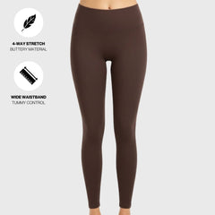 Core Legging – Brown High-Waisted Riding Legging