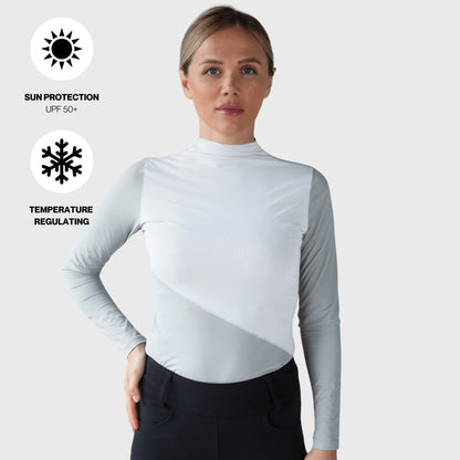 ULTRA BREATHABLE MOCK NECK LONG SLEEVE
