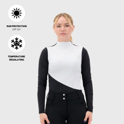 ULTRA BREATHABLE MOCK NECK LONG SLEEVE