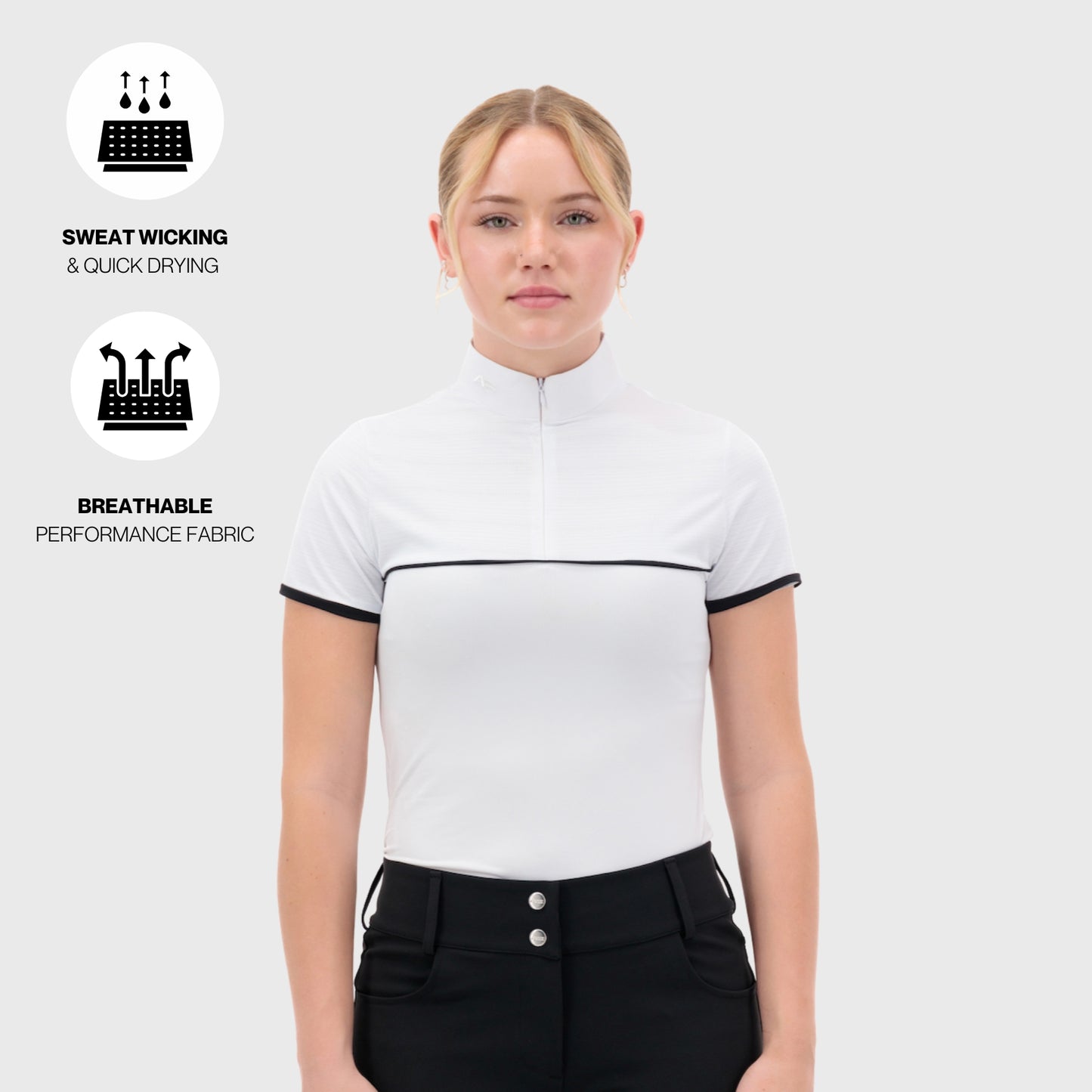ULTRA BREATHABLE MONOCHROMATIC SHORT SLEEVE SHIRT
