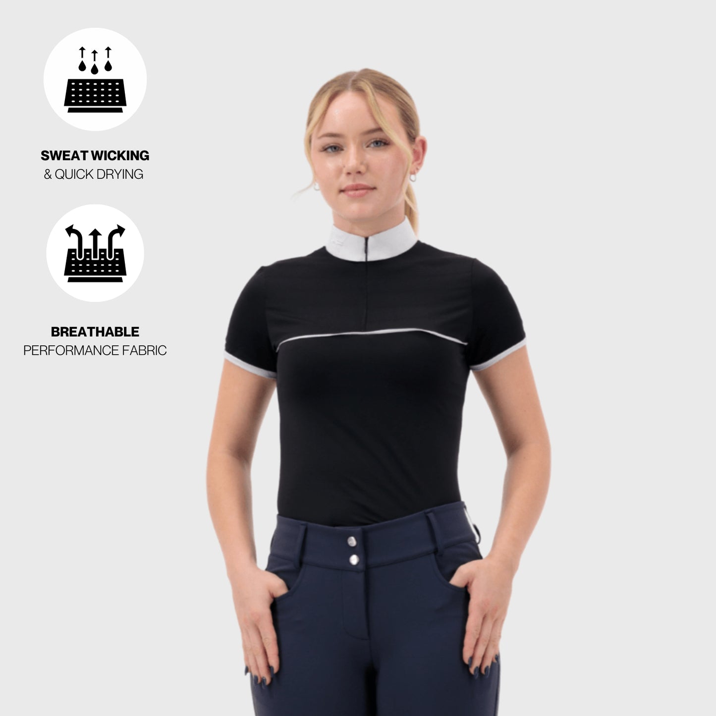 ULTRA BREATHABLE MONOCHROMATIC SHORT SLEEVE SHIRT