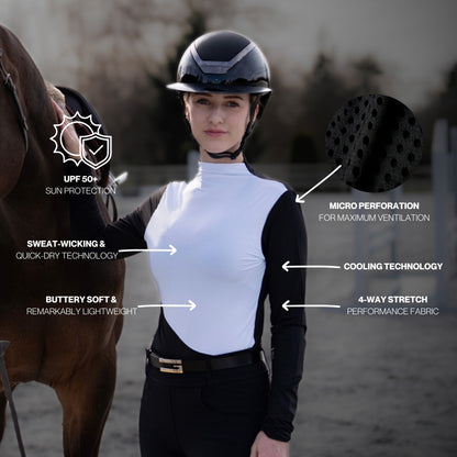 ULTRA BREATHABLE MOCK NECK LONG SLEEVE