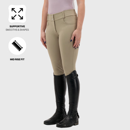 Sculpt Zip Breech - Beige