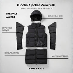 THE ONLY JACKET - BLACK - ARMATEQ