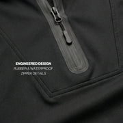 TECH FLEECE QUARTER ZIP - BLACK - ARMATEQ