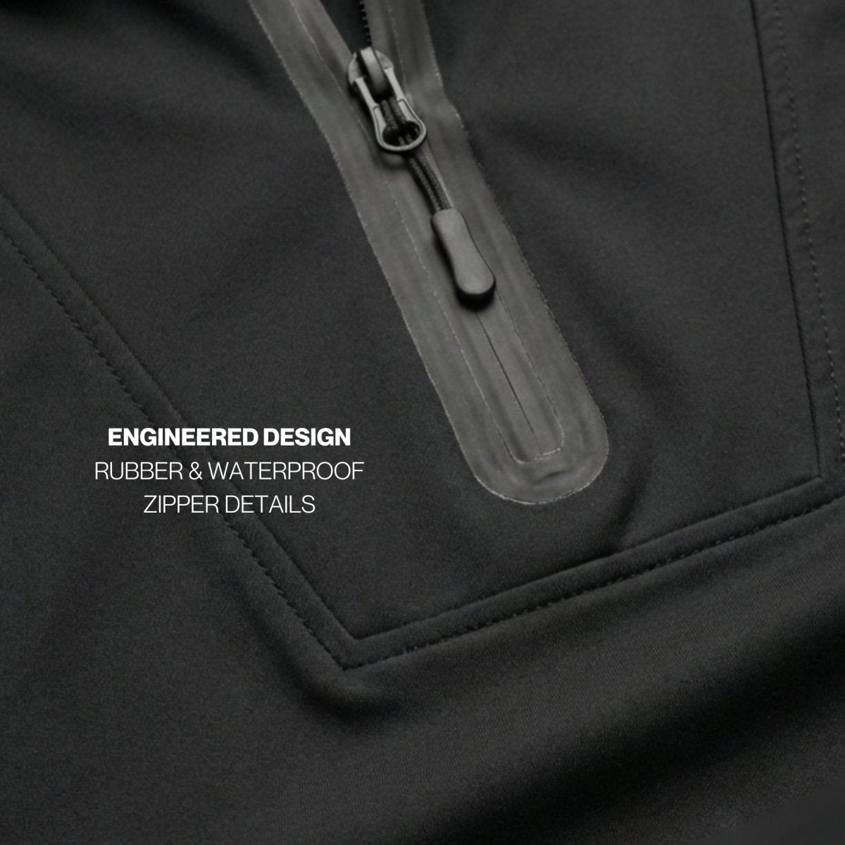TECH FLEECE QUARTER ZIP - BLACK - ARMATEQ