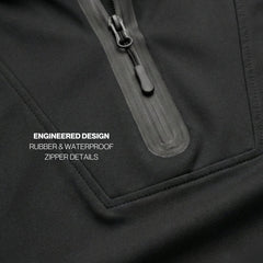 TECH FLEECE QUARTER ZIP - BLACK - ARMATEQ
