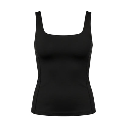 Black tank top on a white background