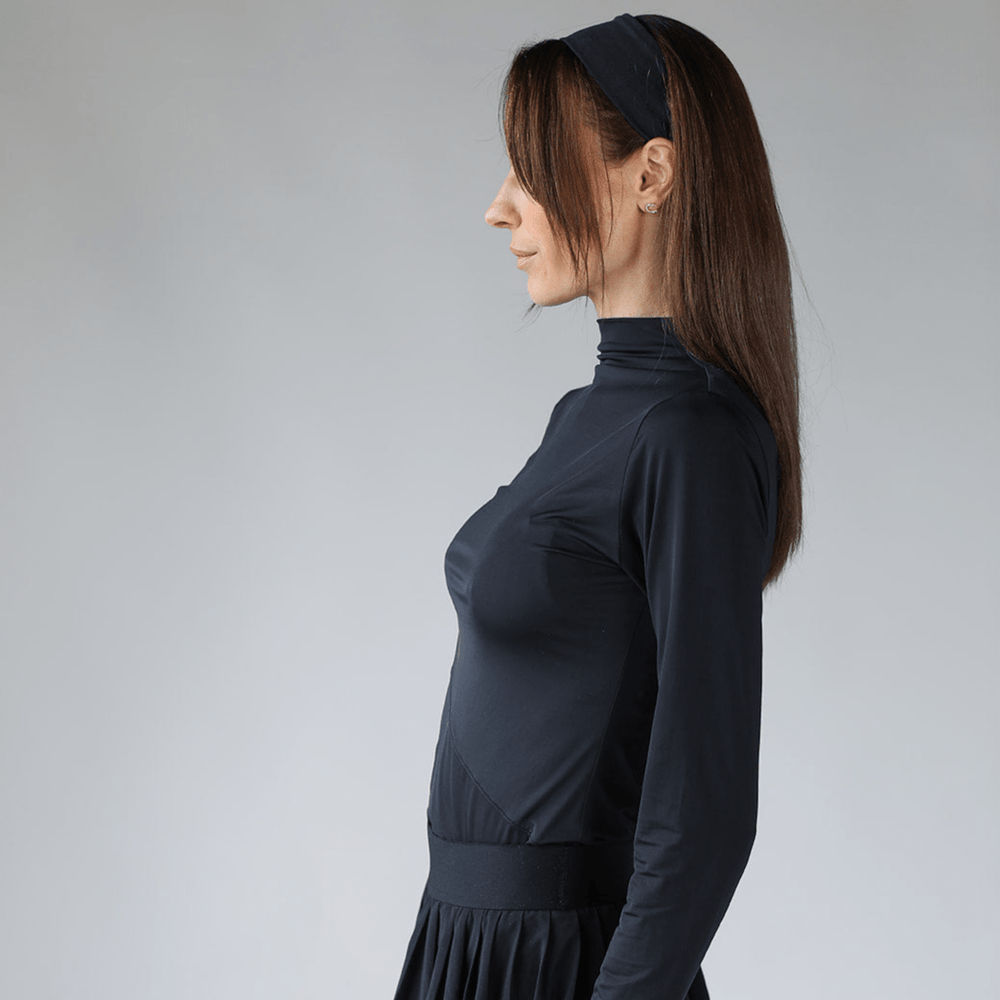 ULTRA BREATHABLE MOCK NECK LONG SLEEVE