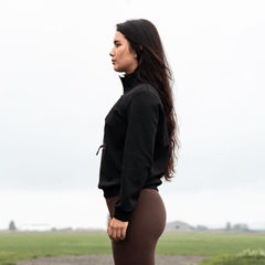 TECH FLEECE QUARTER ZIP - BLACK - ARMATEQ