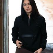 TECH FLEECE QUARTER ZIP - BLACK - ARMATEQ